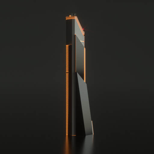 Modern Cityscape Collection Cinema 4D Octane Redshift Building Kitbash Skyscraper