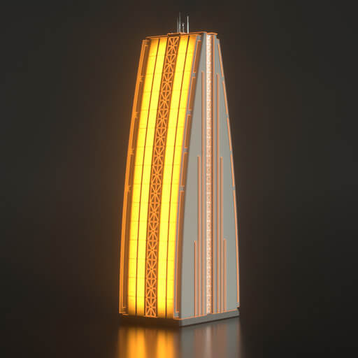 Modern Cityscape Collection Cinema 4D Octane Redshift Building Kitbash Skyscraper
