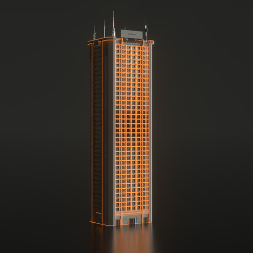 Modern Cityscape Collection Cinema 4D Octane Redshift Building Kitbash Skyscraper