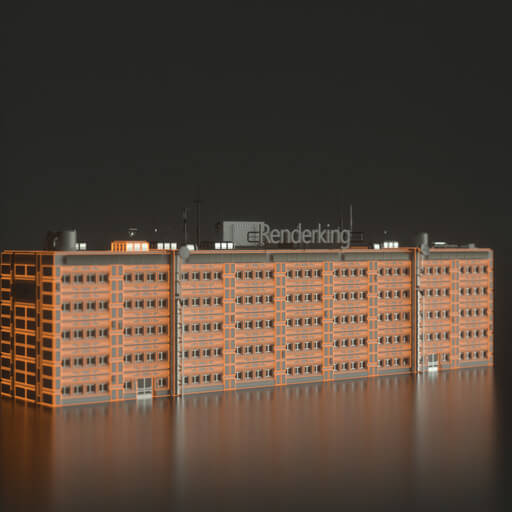 Modern Cityscape Collection Cinema 4D Octane Redshift Building Kitbash Skyscraper