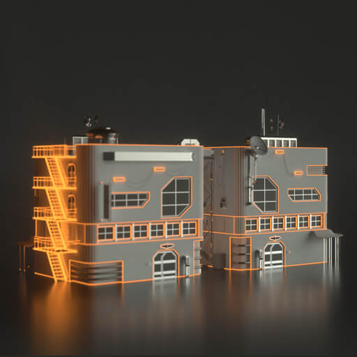Modern Cityscape Collection Cinema 4D Octane Redshift Building Kitbash Skyscraper