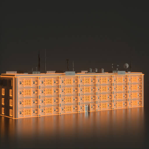 Modern Cityscape Collection Cinema 4D Octane Redshift Building Kitbash Skyscraper