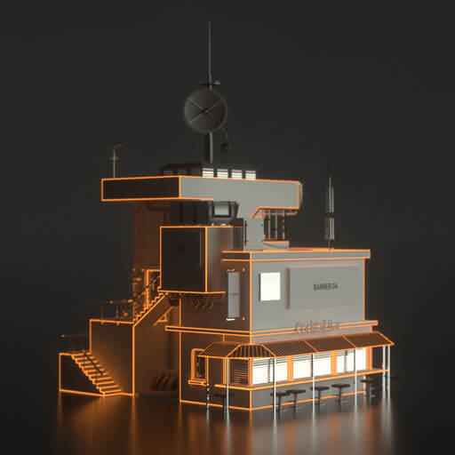 Modern Cityscape Collection Cinema 4D Octane Redshift Building Kitbash Skyscraper