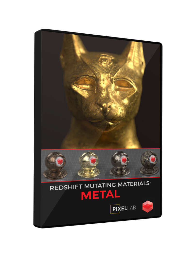 Redshift Material Pack Mutations Metal Cinema 4D