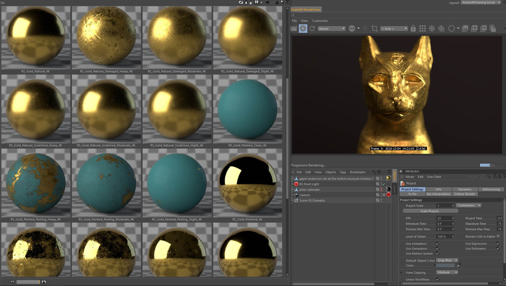 Redshift Material Pack Mutations Metal Cinema 4D