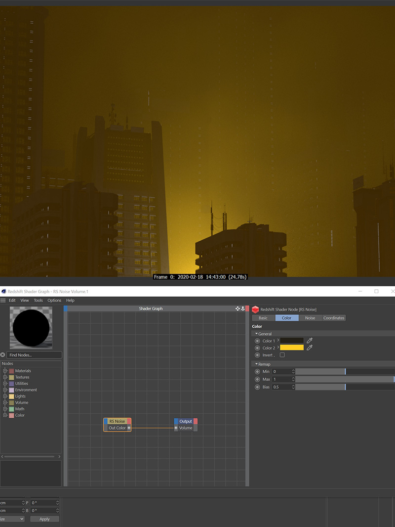 Cinema 4D Redshift Volume Fog Tutorial