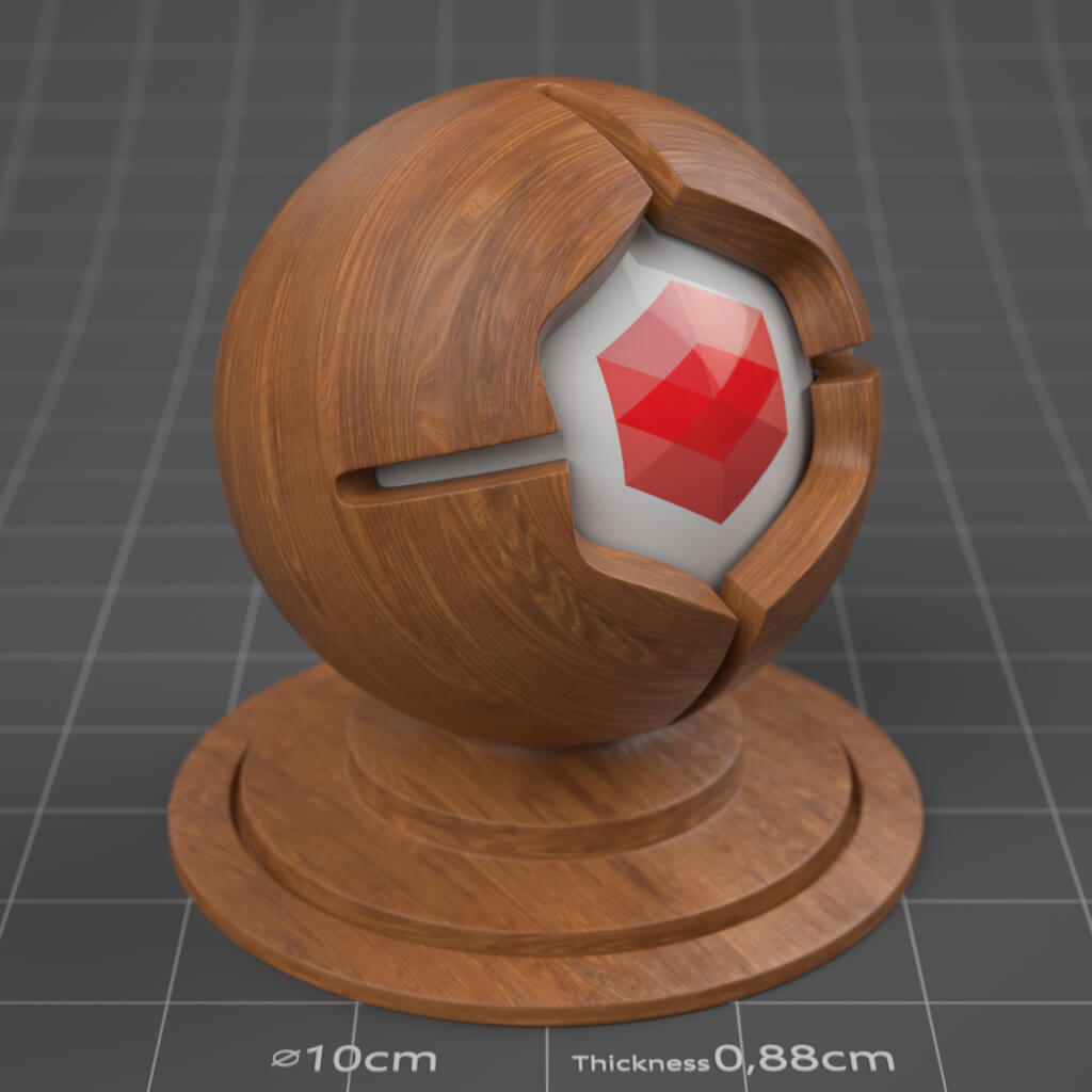 01_RS_Brown_Hickory_Plank_4K_Cinema_4D_Material_Wood