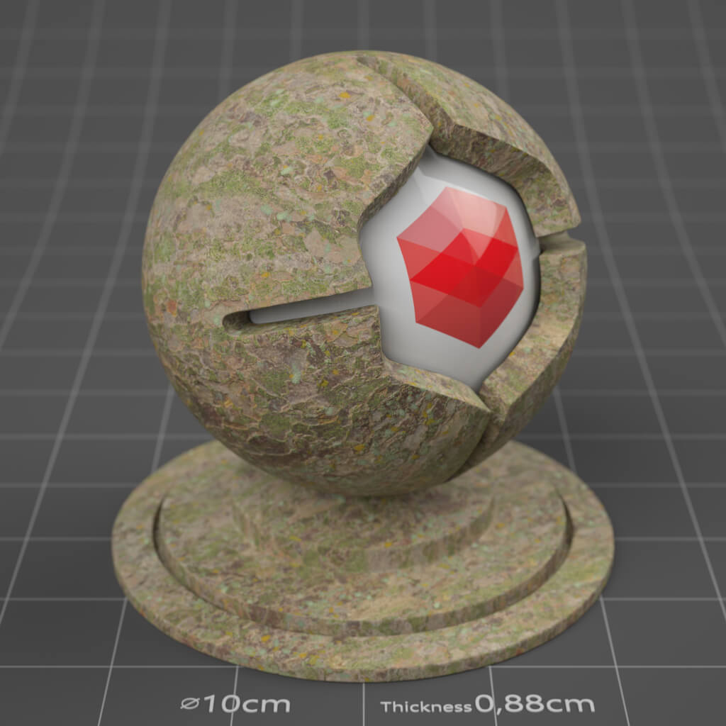 02_RS_Sycamore_Bark_01_Mossy_4K_Cinema_4D_Material_Wood