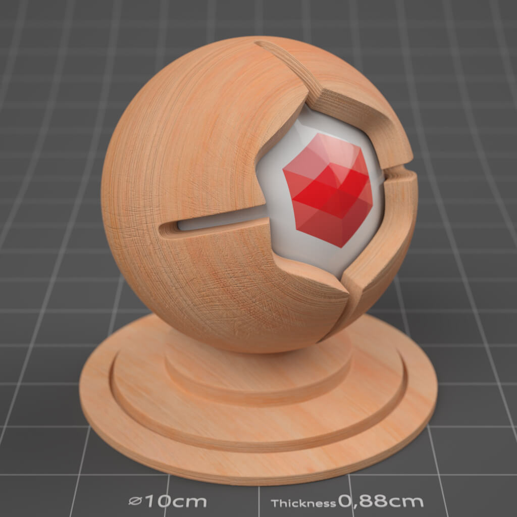 06_RS_Honey_Beech_Plank_Raw_4K_Cinema_4D_Material_Wood
