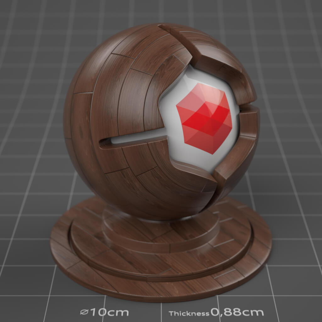 08_RS_Brown_Beech_Parquet_English_4K_Cinema_4D_Material_Wood