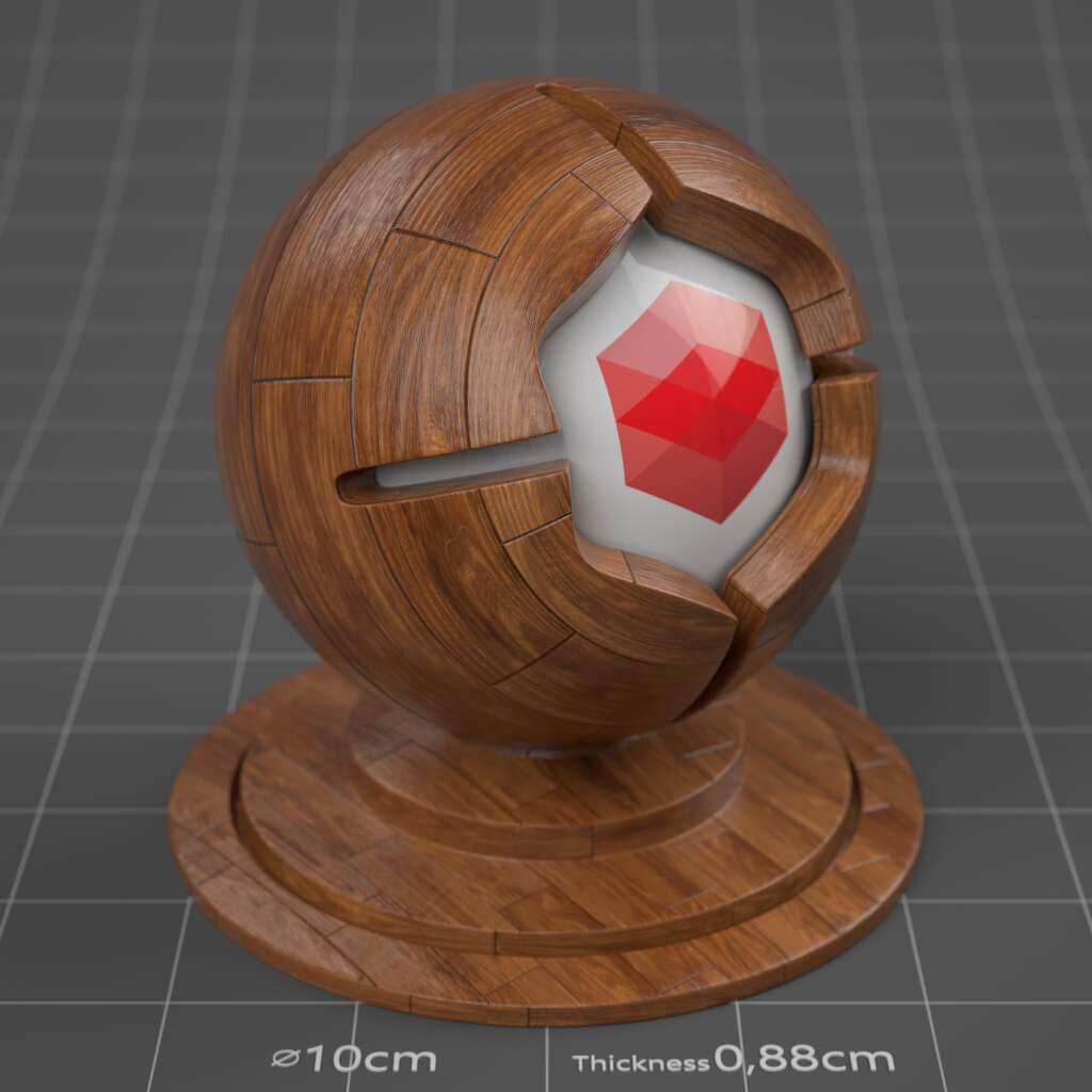 08_RS_Brown_Hickory_Parquet_English_4K_Cinema_4D_Material_Wood
