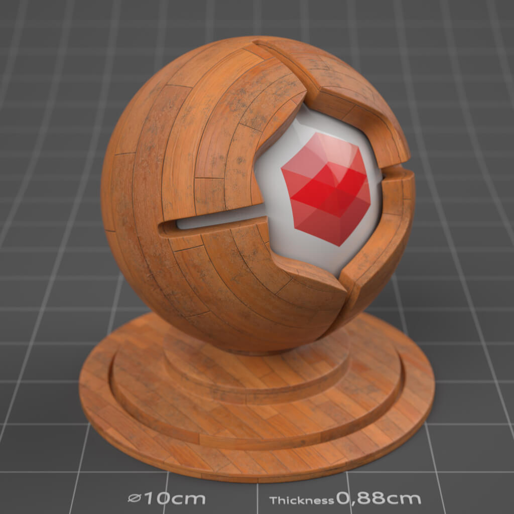11_RS_Honey_Beech_Parquet_English_Worn_4K_Cinema_4D_Material_Wood
