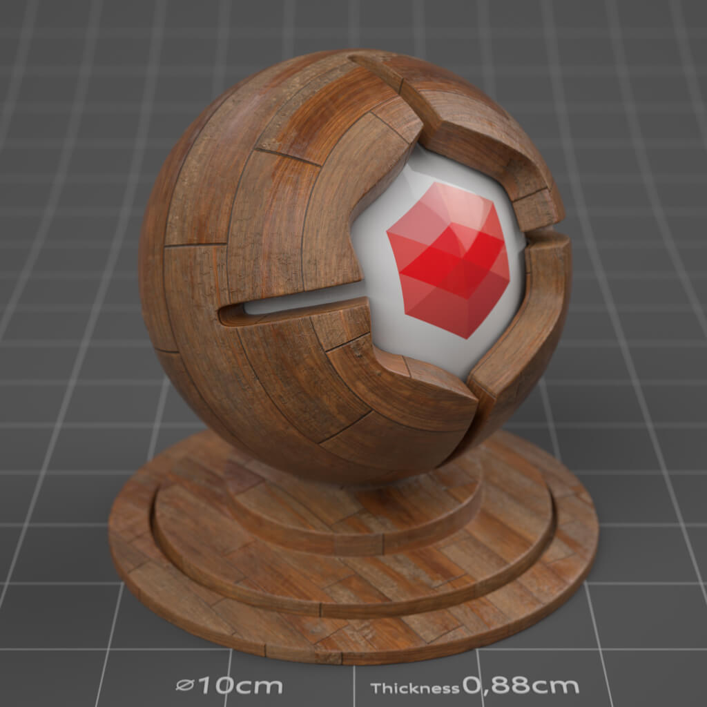 12_RS_Brown_Hickory_Parquet_English_Rotten_4K_Cinema_4D_Material_Wood