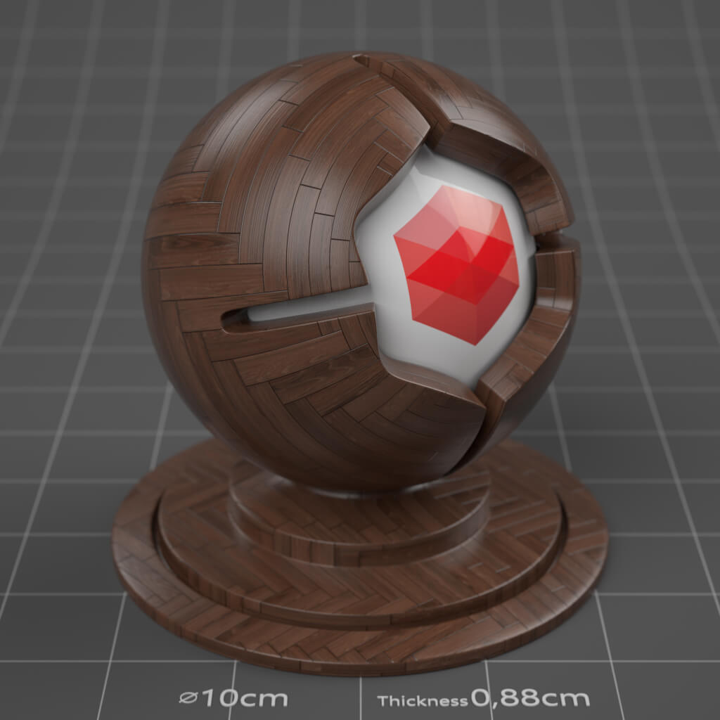 13_RS_Brown_Beech_Parquet_Herringbone_4K_Cinema_4D_Material_Wood