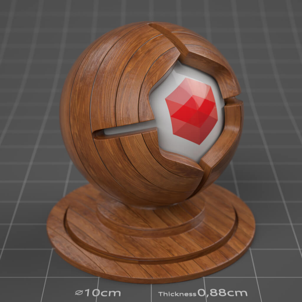 13_RS_Brown_Hickory_Long_Planks_4K_Cinema_4D_Material_Wood