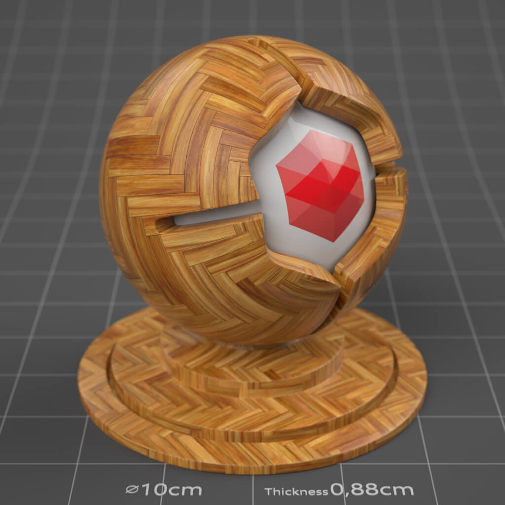 13_RS_White_Oak_Parquet_Herringbone_4K_Cinema_4D_Material_Wood