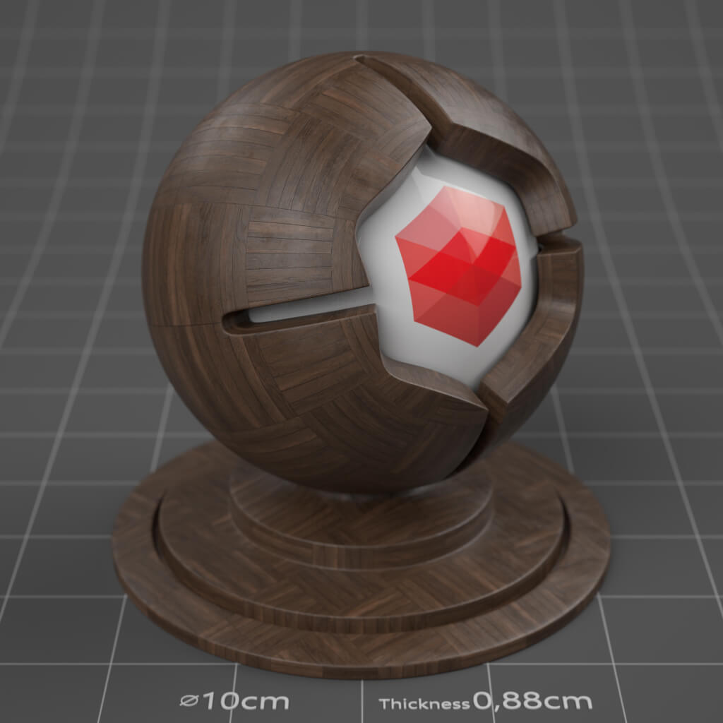 14_RS_Black_Walnut_Parquet_Square_Basket_Smudged_4K_Cinema_4D_Material_Wood