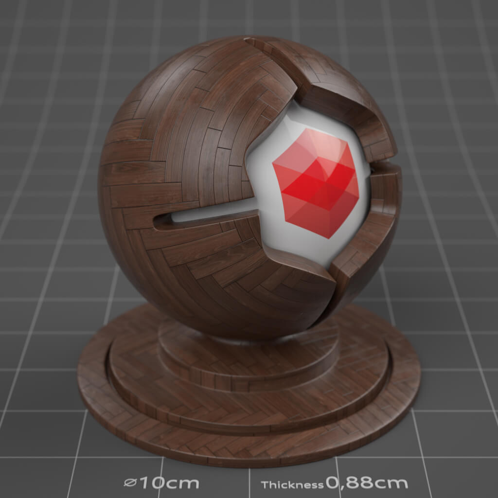 14_RS_Brown_Beech_Parquet_Herringbone_Smudged_4K_Cinema_4D_Material_Wood