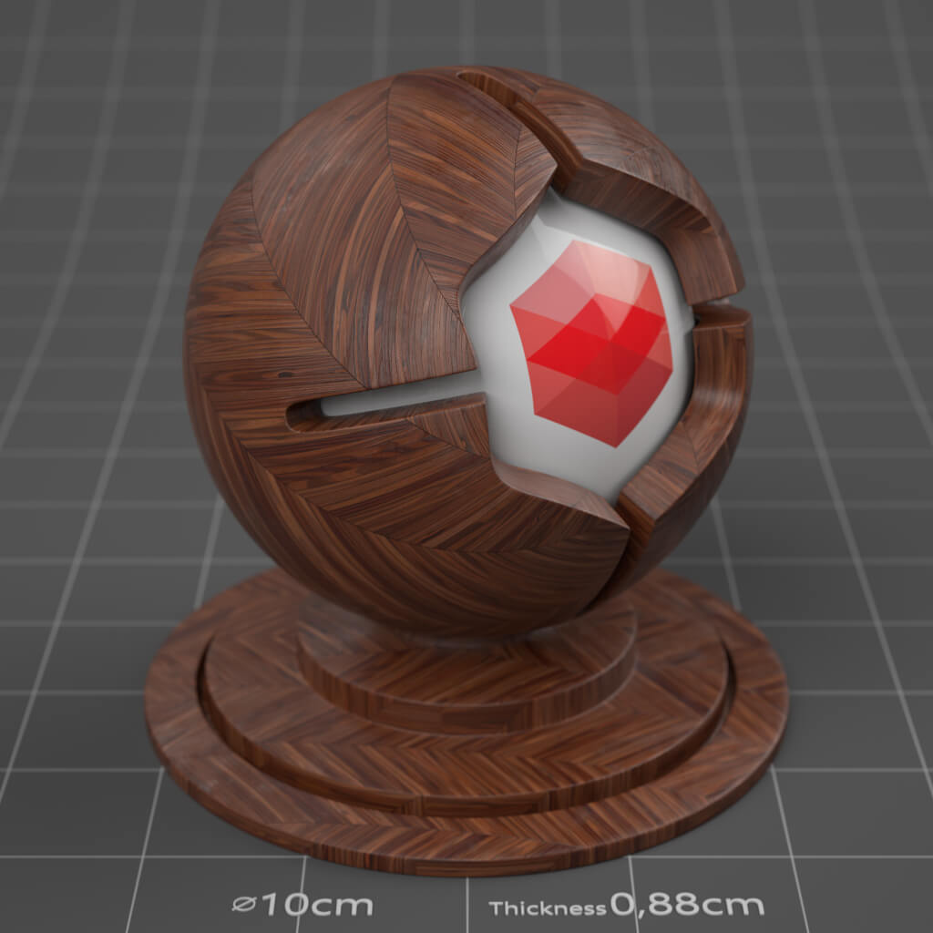 14_RS_Honduran_Mahogany_Parquet_Hungarian_Point_Smudged_4K_Cinema_4D_Material_Wood