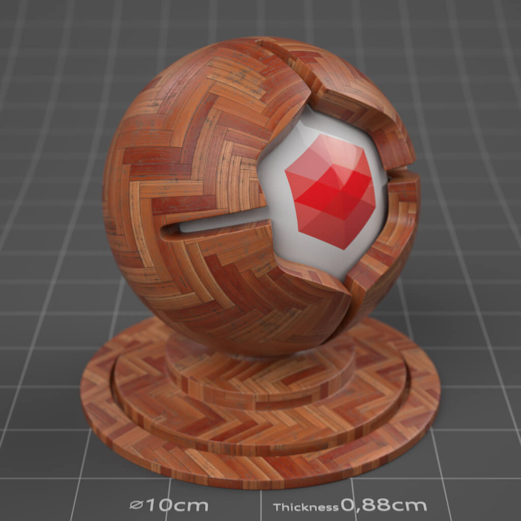 15_RS_American_Cherry_Parquet_Herringbone_Dirty_4K_Cinema_4D_Material_Wood