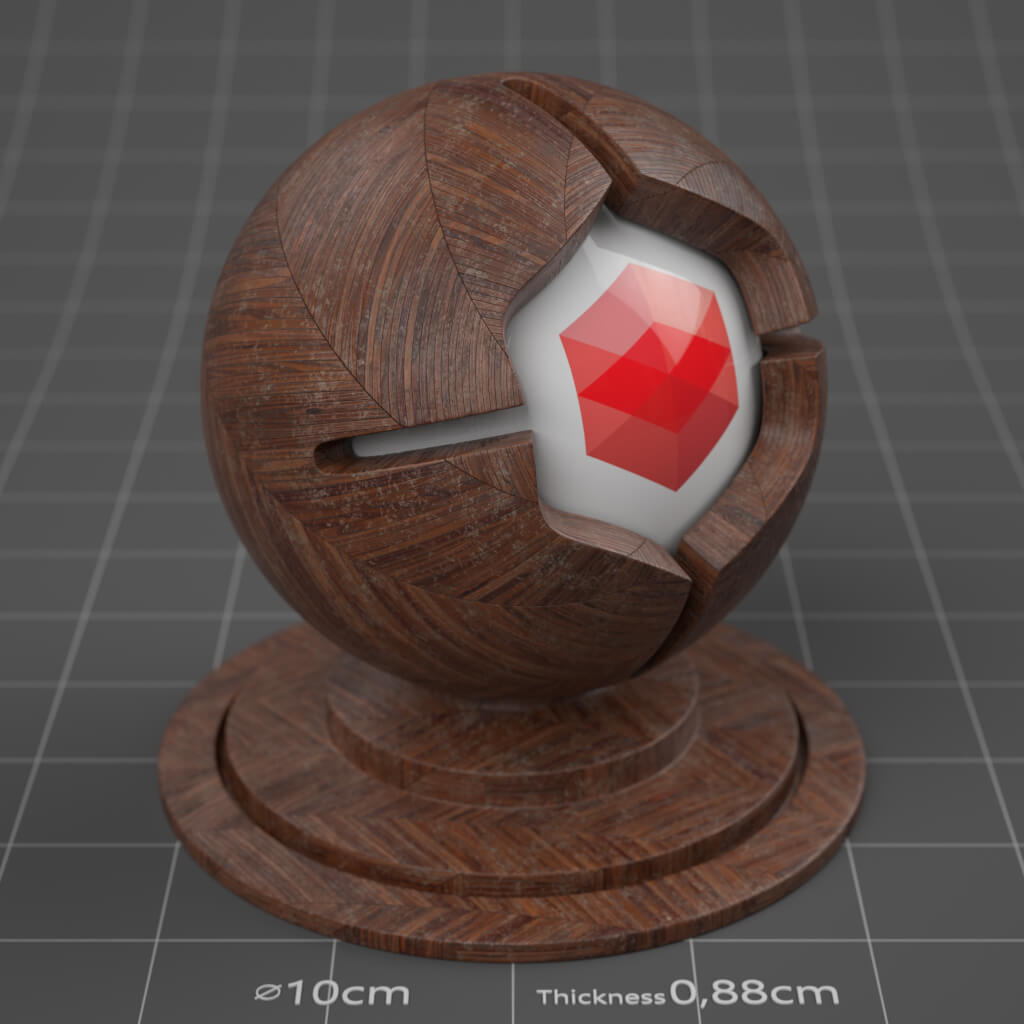 15_RS_Honduran_Mahogany_Parquet_Hungarian_Point_Dirty_4K_Cinema_4D_Material_Wood