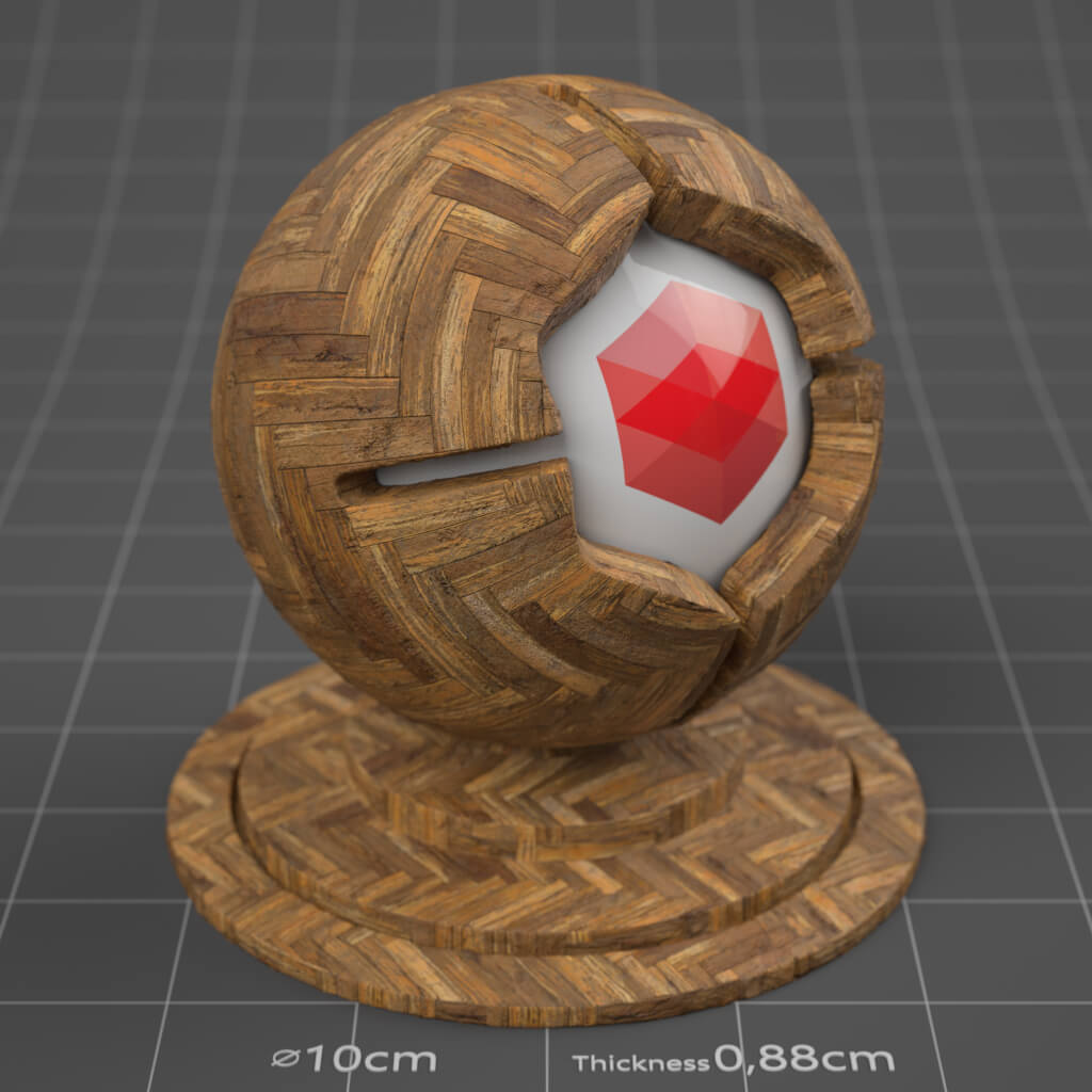 17_RS_White_Oak_Parquet_Herringbone_Rotten_4K_Cinema_4D_Material_Wood