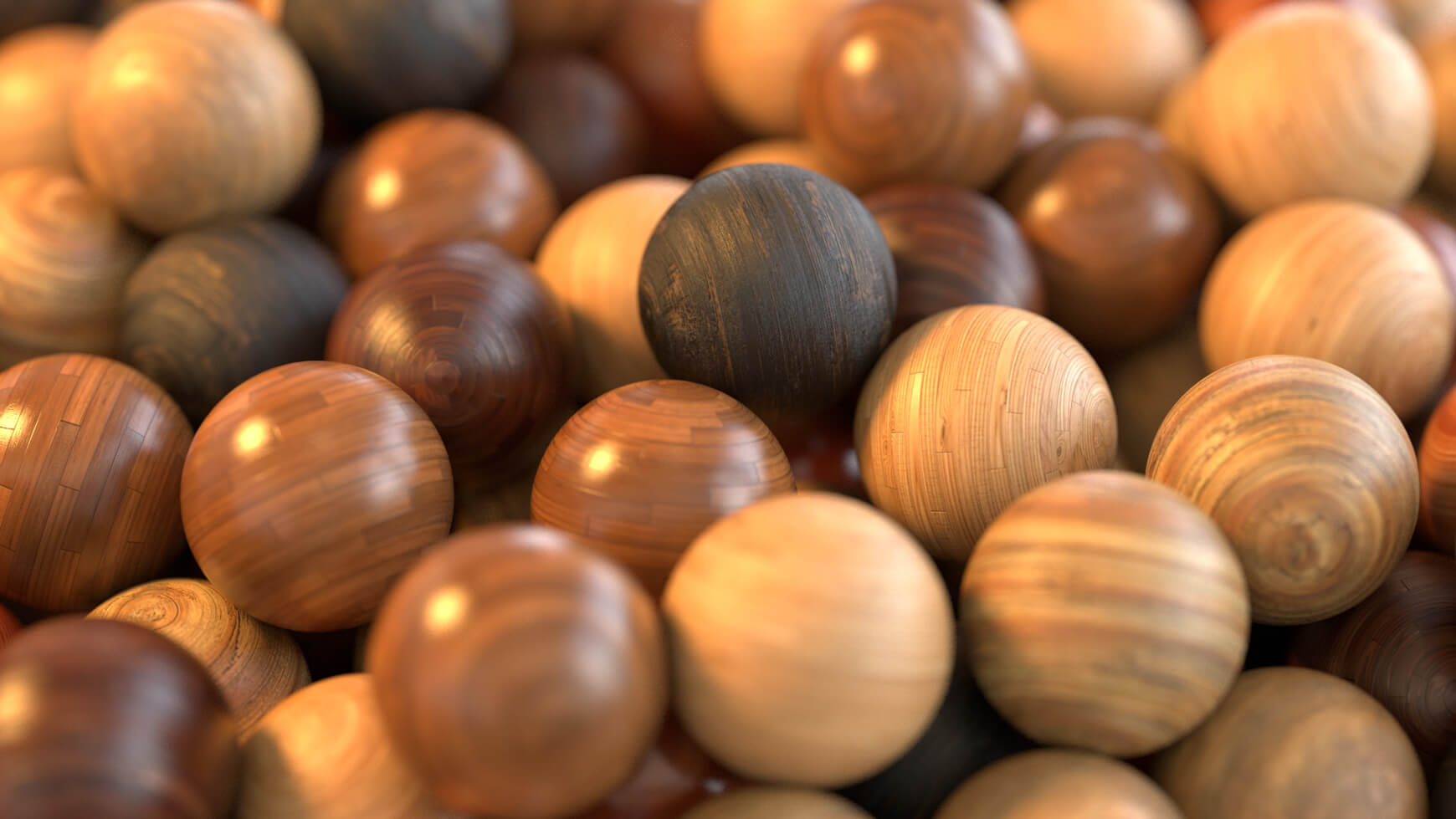 Redshift Cinema 4D Mutating Material Texture Pack Wood