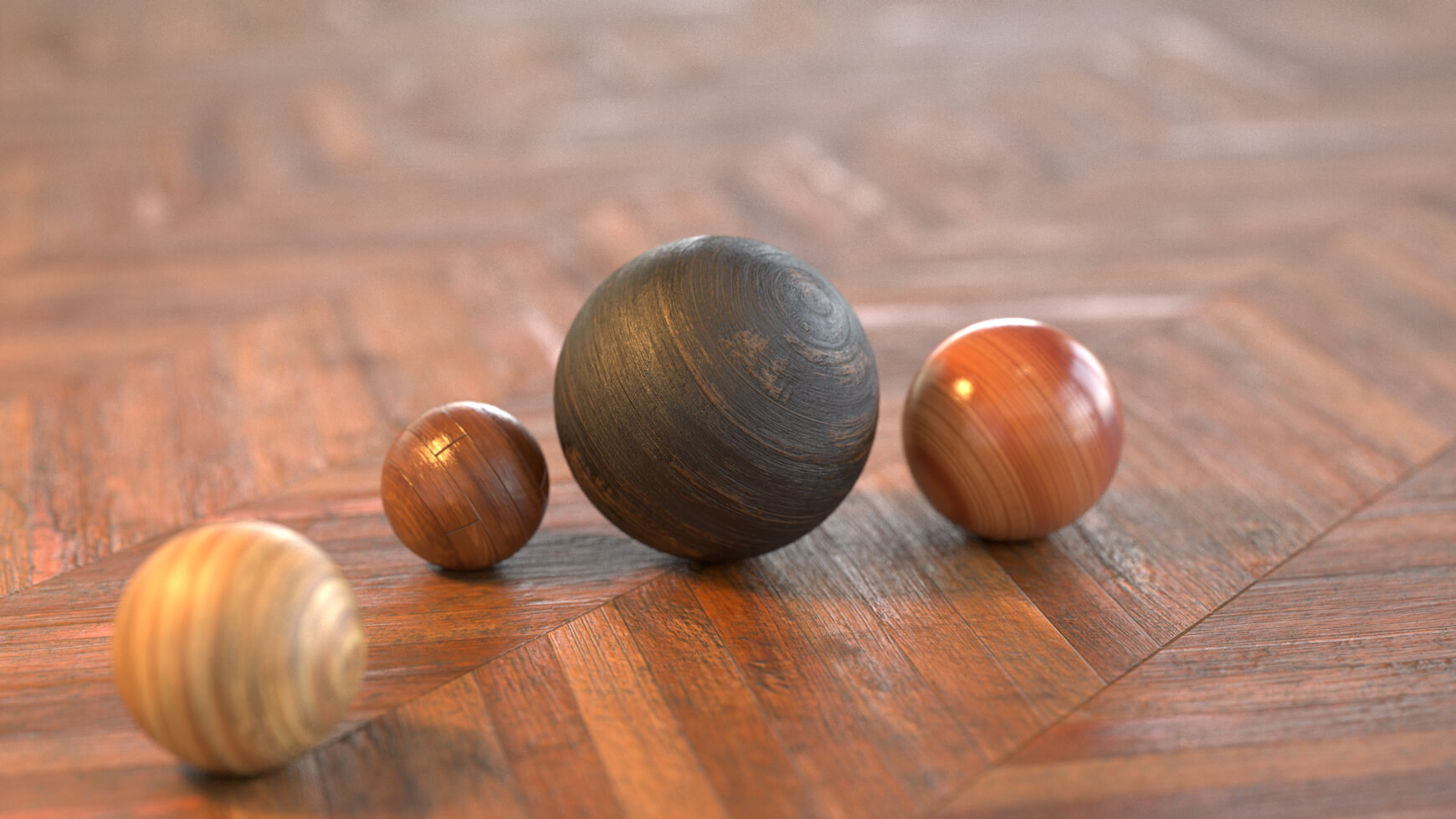 Redshift Cinema 4D Mutating Material Texture Pack Wood