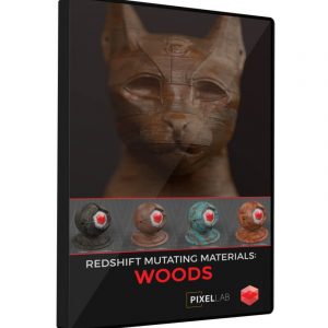 Redshift Cinema 4D Mutating Material Texture Pack Wood