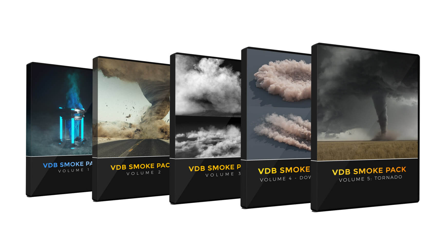 Smoke Bundle Banner OpenVDB Volumes