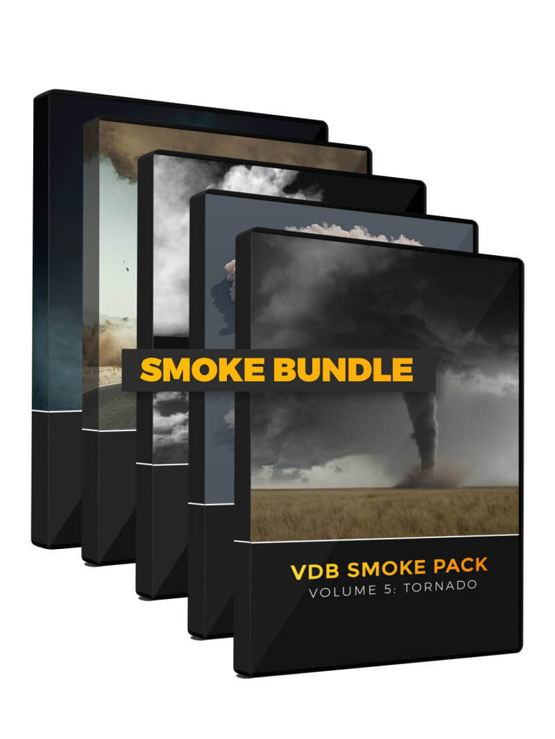 Smoke Bundle Banner OpenVDB Volumes