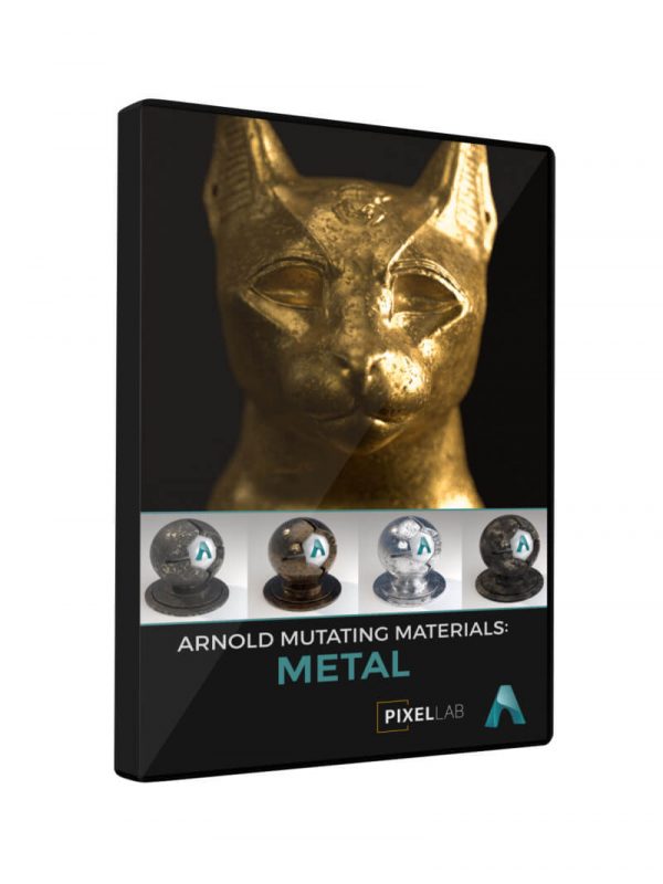 Cinema 4D Arnold Mutating Materials Metal