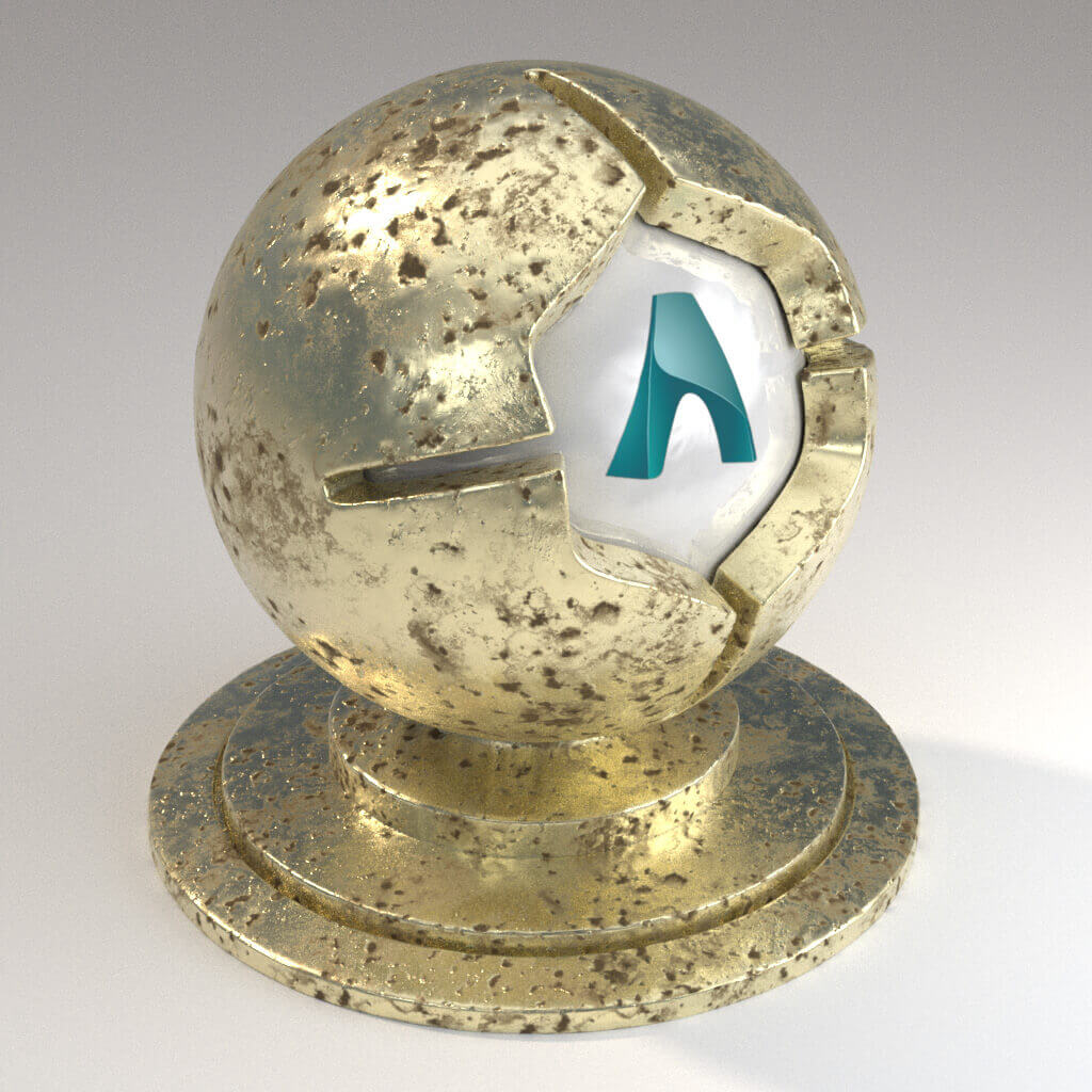 Cinema_4D_Arnold_Material_Pack_Mutating_Metal_Brass_Natural_Damaged_Heavy