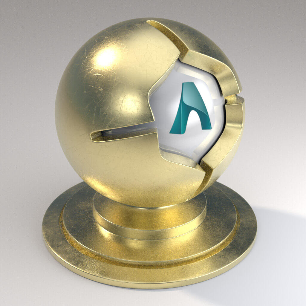 Cinema_4D_Arnold_Material_Pack_Mutating_Metal_Brass_Natural_Scratched_Moderate