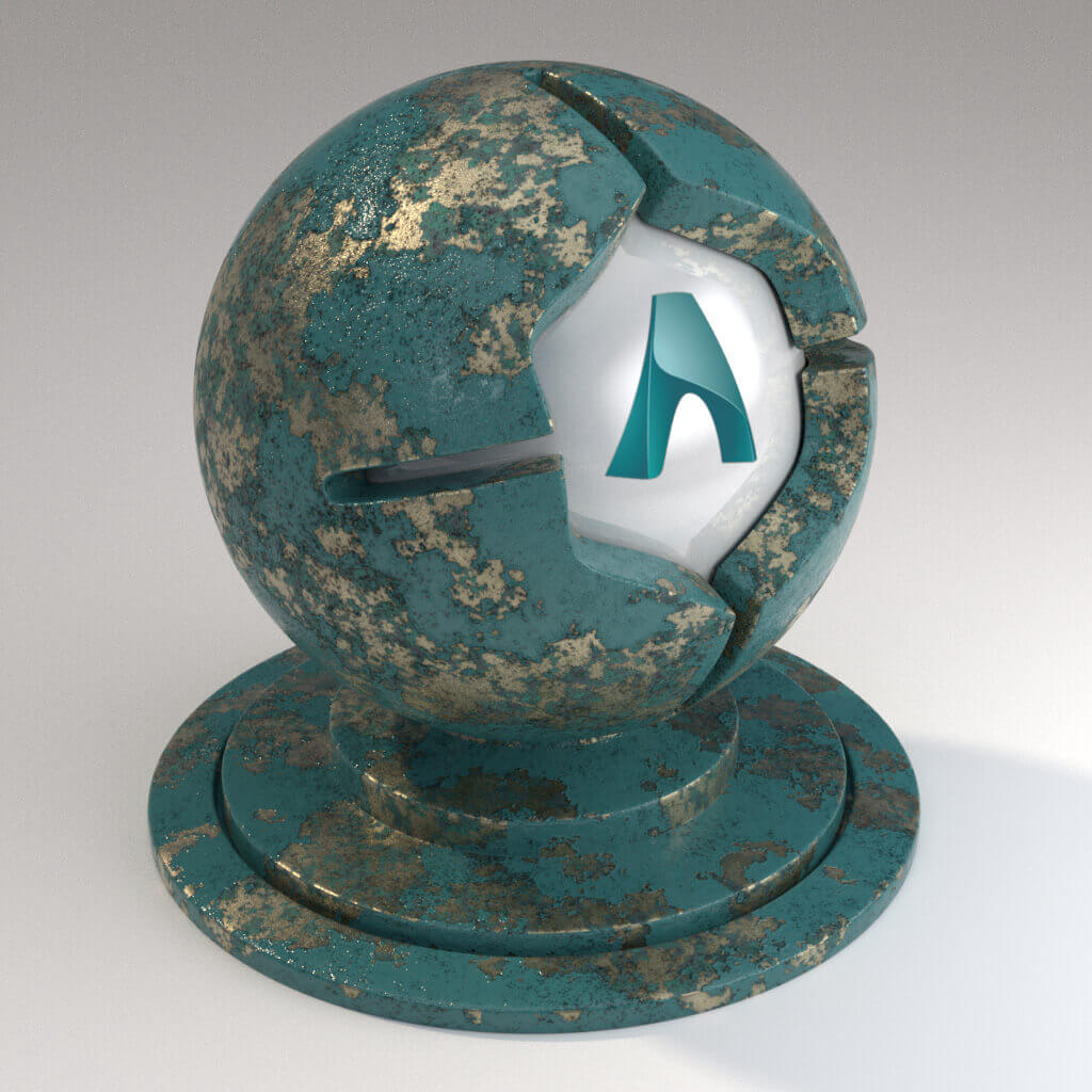 Cinema_4D_Arnold_Material_Pack_Mutating_Metal_Brass_Painted_Peeling_Heavy