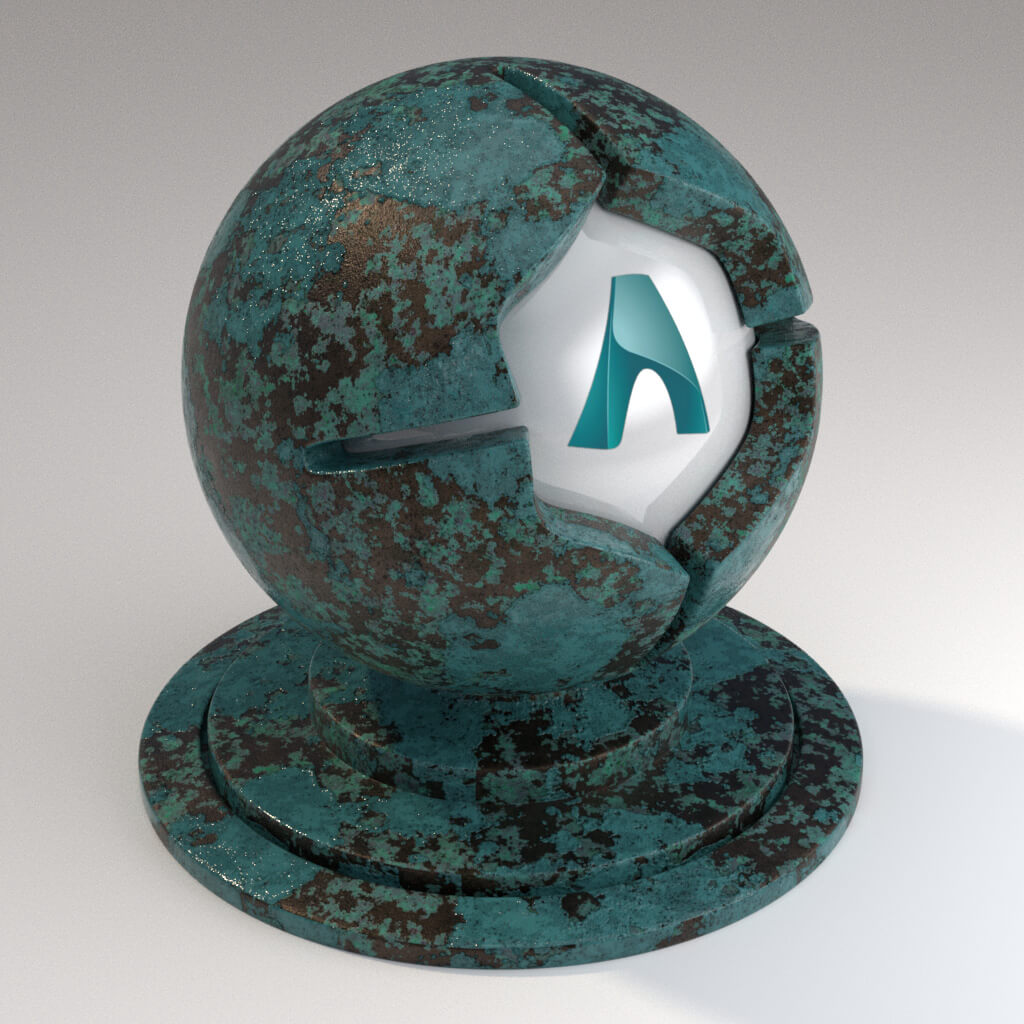 Cinema_4D_Arnold_Material_Pack_Mutating_Metal_Bronze_Painted_Peeling_Heavy