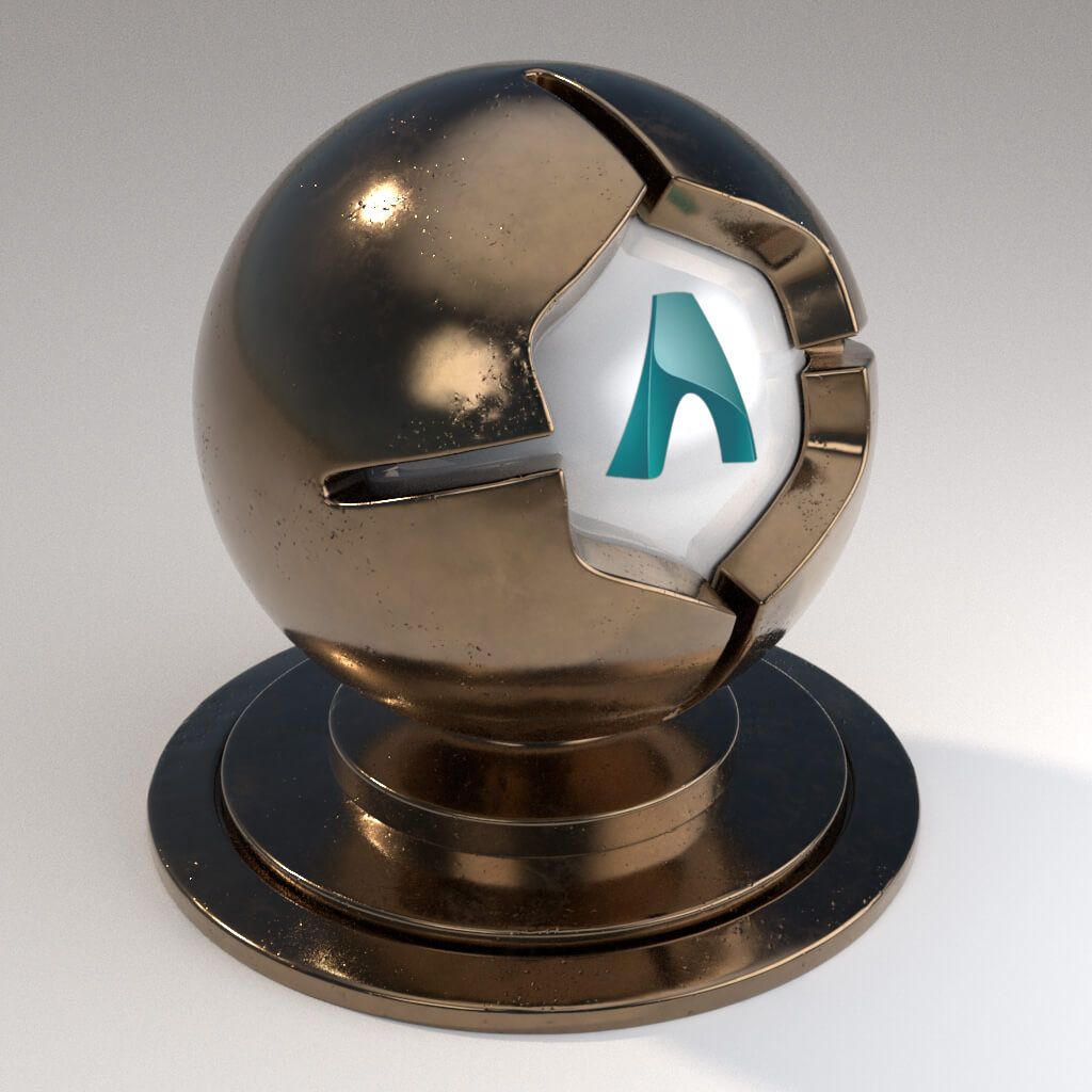 Cinema_4D_Arnold_Material_Pack_Mutating_Metal_Bronze_Polished_Damaged_Slight