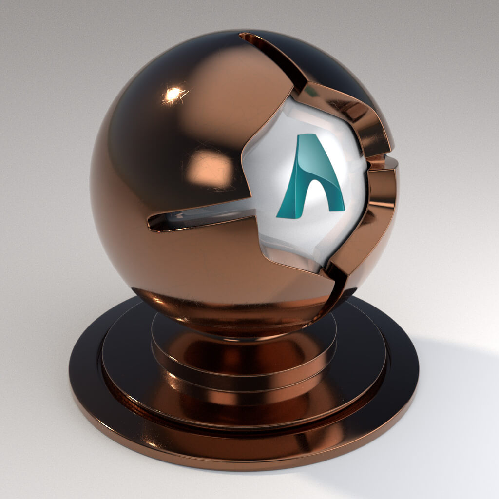 Cinema_4D_Arnold_Material_Pack_Mutating_Metal_Copper_Polished_Scratched_Moderate