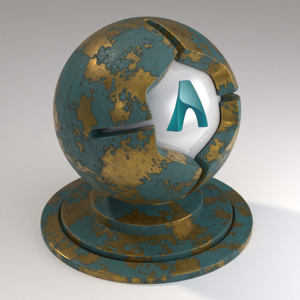 Cinema_4D_Arnold_Material_Pack_Mutating_Metal_Gold_Painted_Peeling_Heavy
