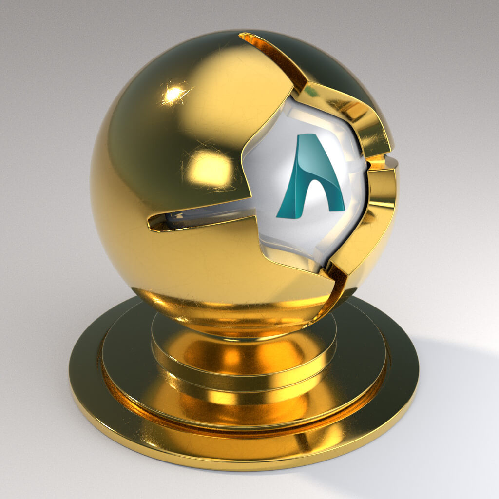 Cinema_4D_Arnold_Material_Pack_Mutating_Metal_Gold_Polished_Scratched_Moderate