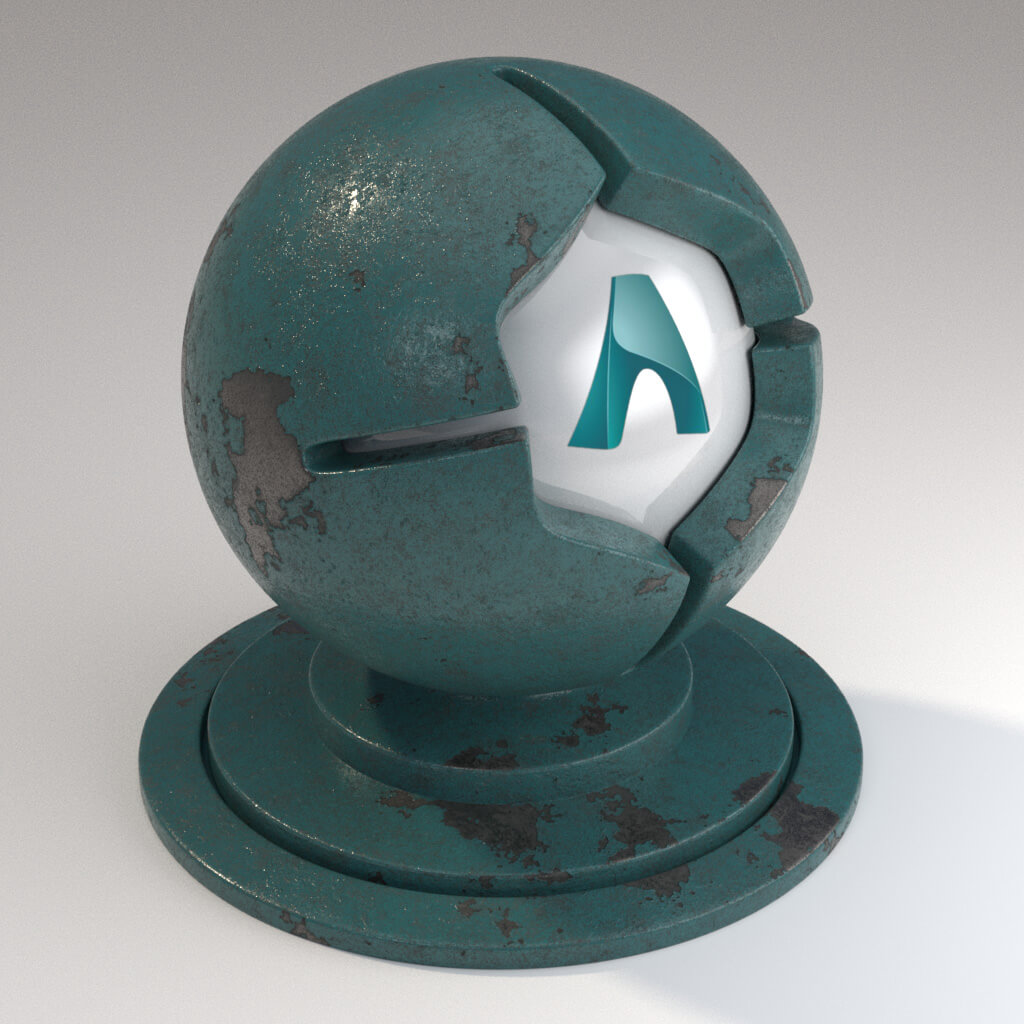 Cinema_4D_Arnold_Material_Pack_Mutating_Metal_Iron_Painted_Peeling_Moderate