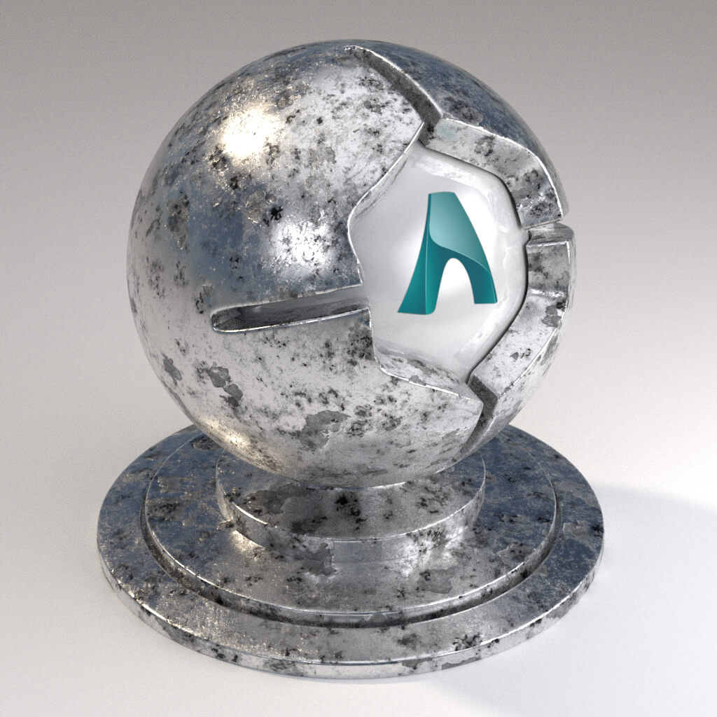 Cinema_4D_Arnold_Material_Pack_Mutating_Metal_Silver_Natural_Damaged_Heavy
