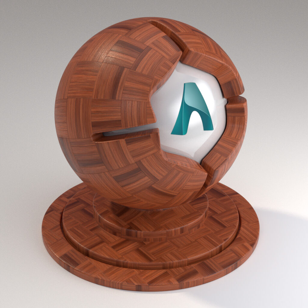 Cinema_4D_Arnold_Material_Pack_Mutating_Wood_African_Mahogany_Parquet_Square_Basket_Smudged_4K