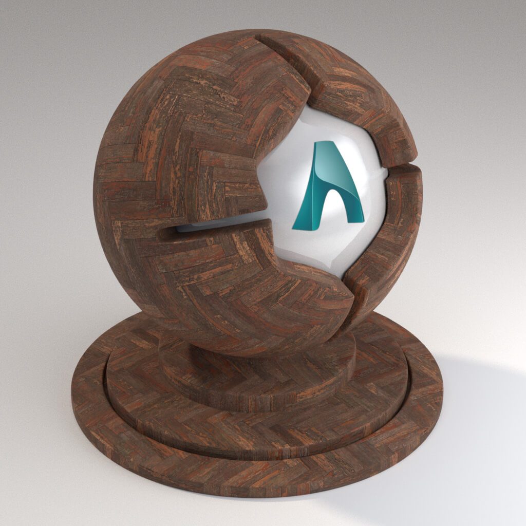 Cinema_4D_Arnold_Material_Pack_Mutating_Wood_American_Cherry_Parquet_Herringbone_Rotten_4K
