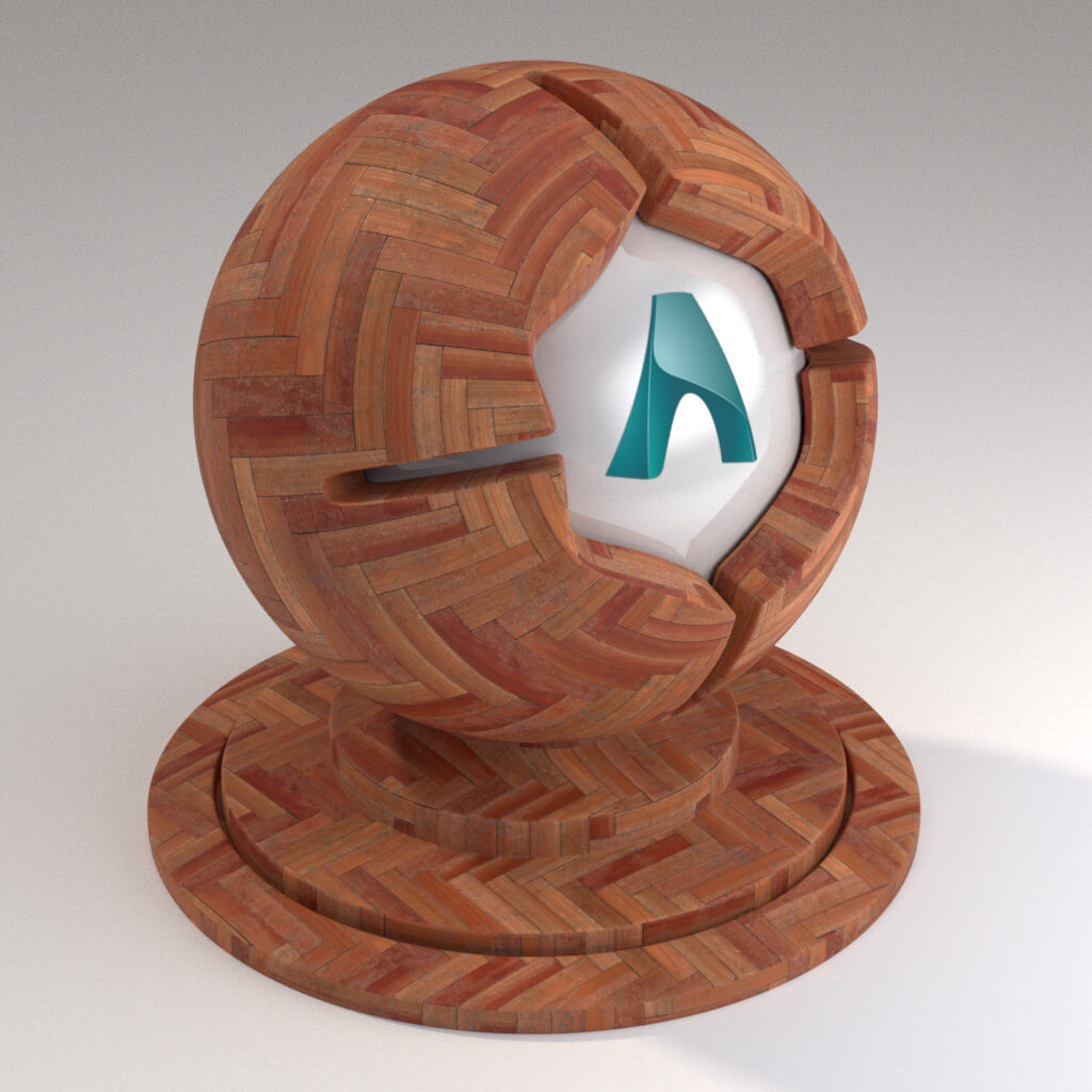 Cinema_4D_Arnold_Material_Pack_Mutating_Wood_American_Cherry_Parquet_Herringbone_Worn_4K
