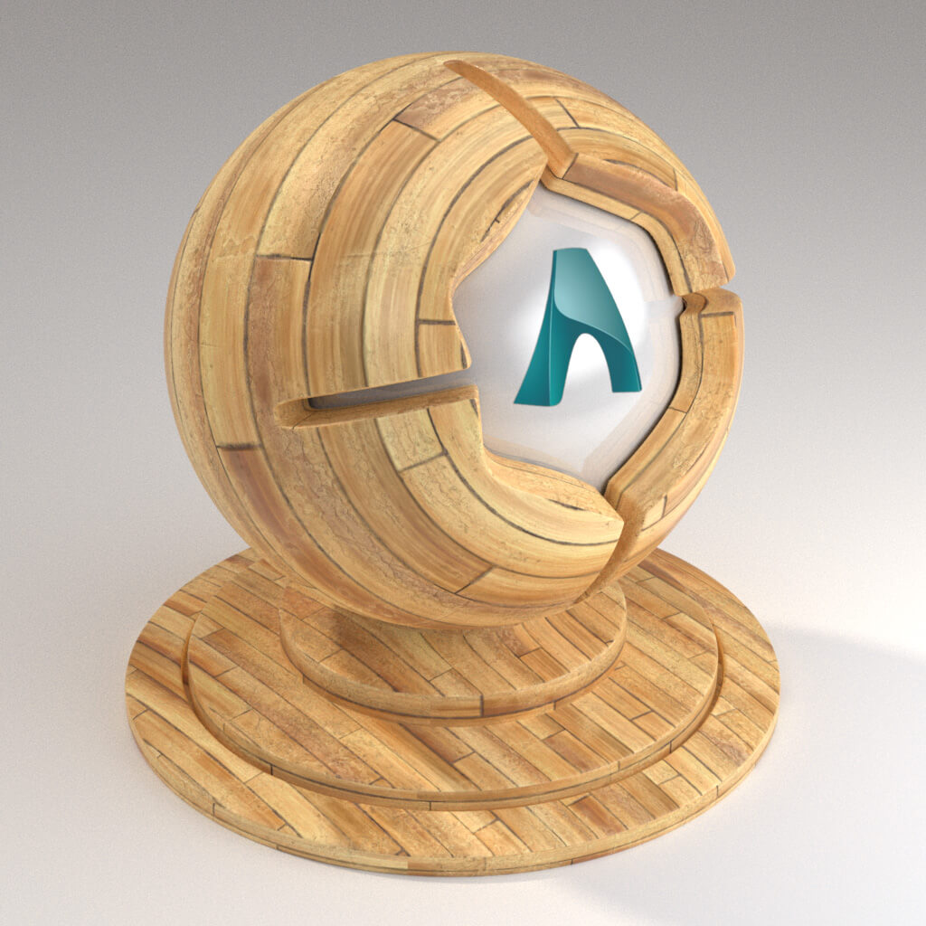 Cinema_4D_Arnold_Material_Pack_Mutating_Wood_Maple_Parquet_English_Worn_4K