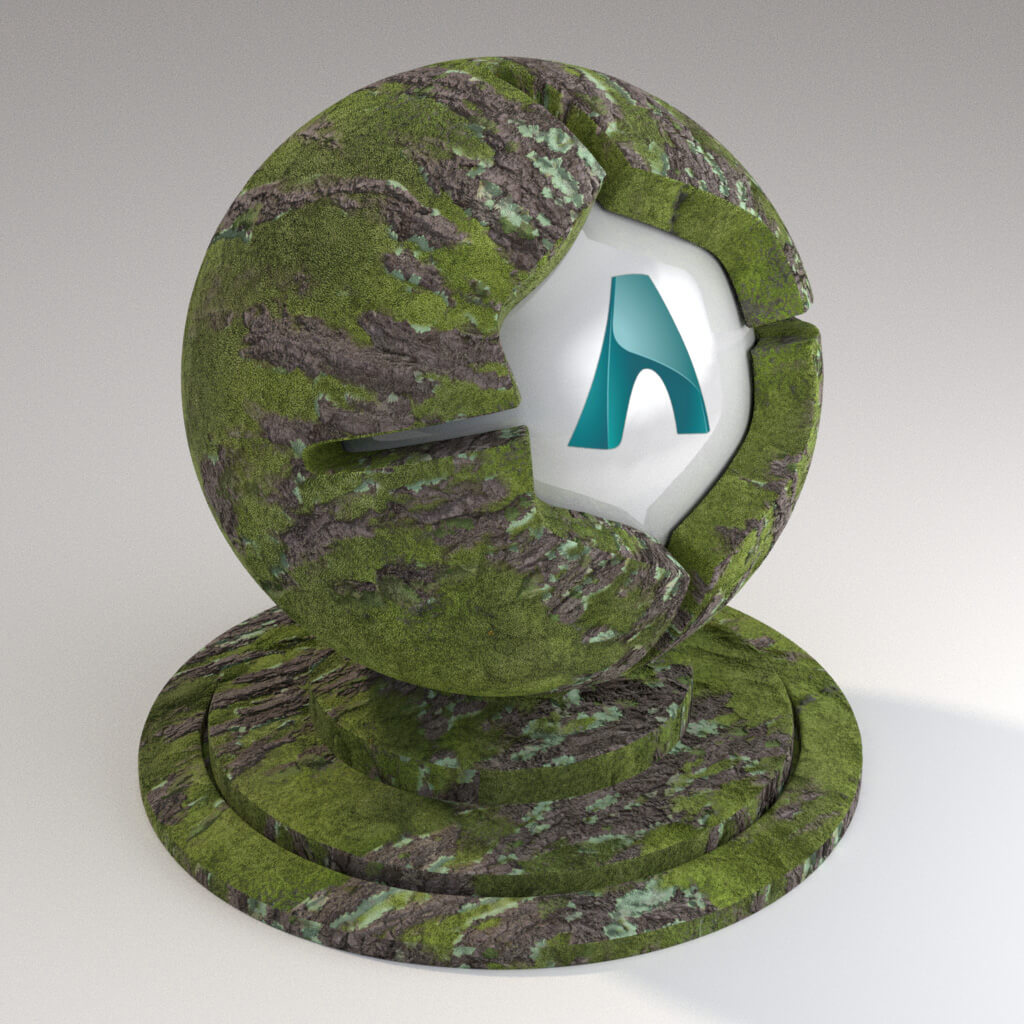 Cinema_4D_Arnold_Material_Pack_Mutating_Wood_Oak_Bark_02_Mossy_4K