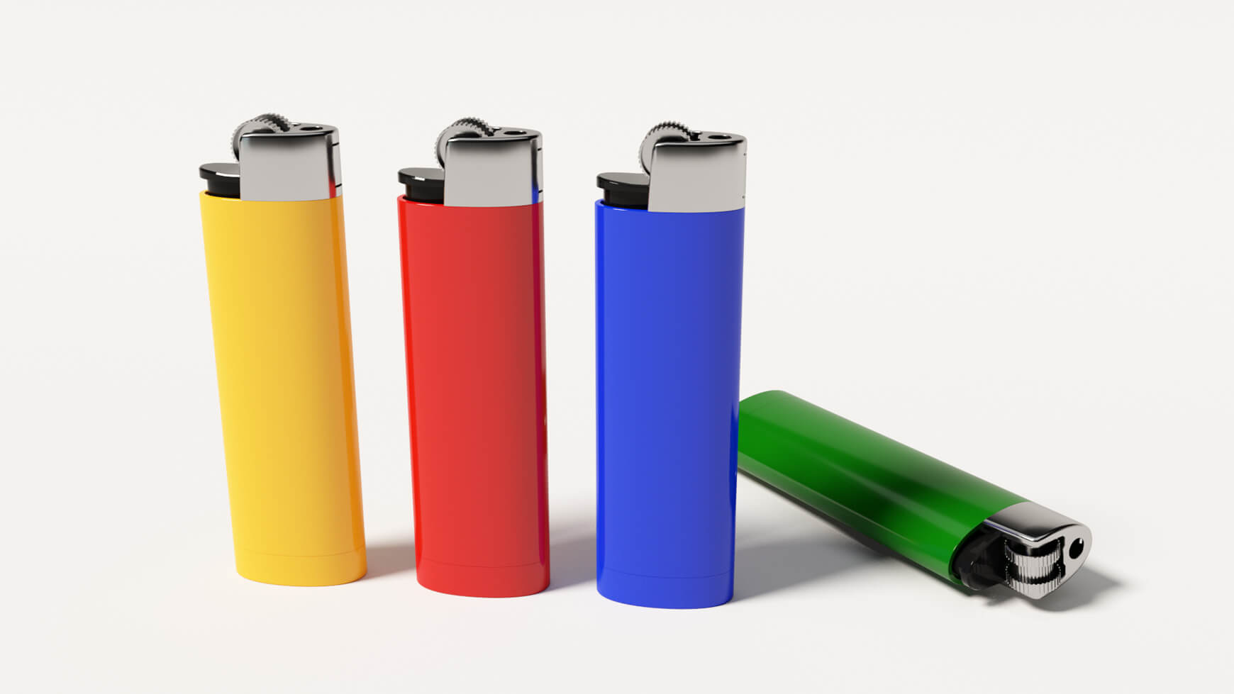 Free Cinema 4D 3D Model Cigarette Lighter