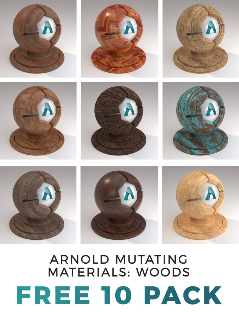 Arnold Mutating Materials Woods Sale Free Sampler
