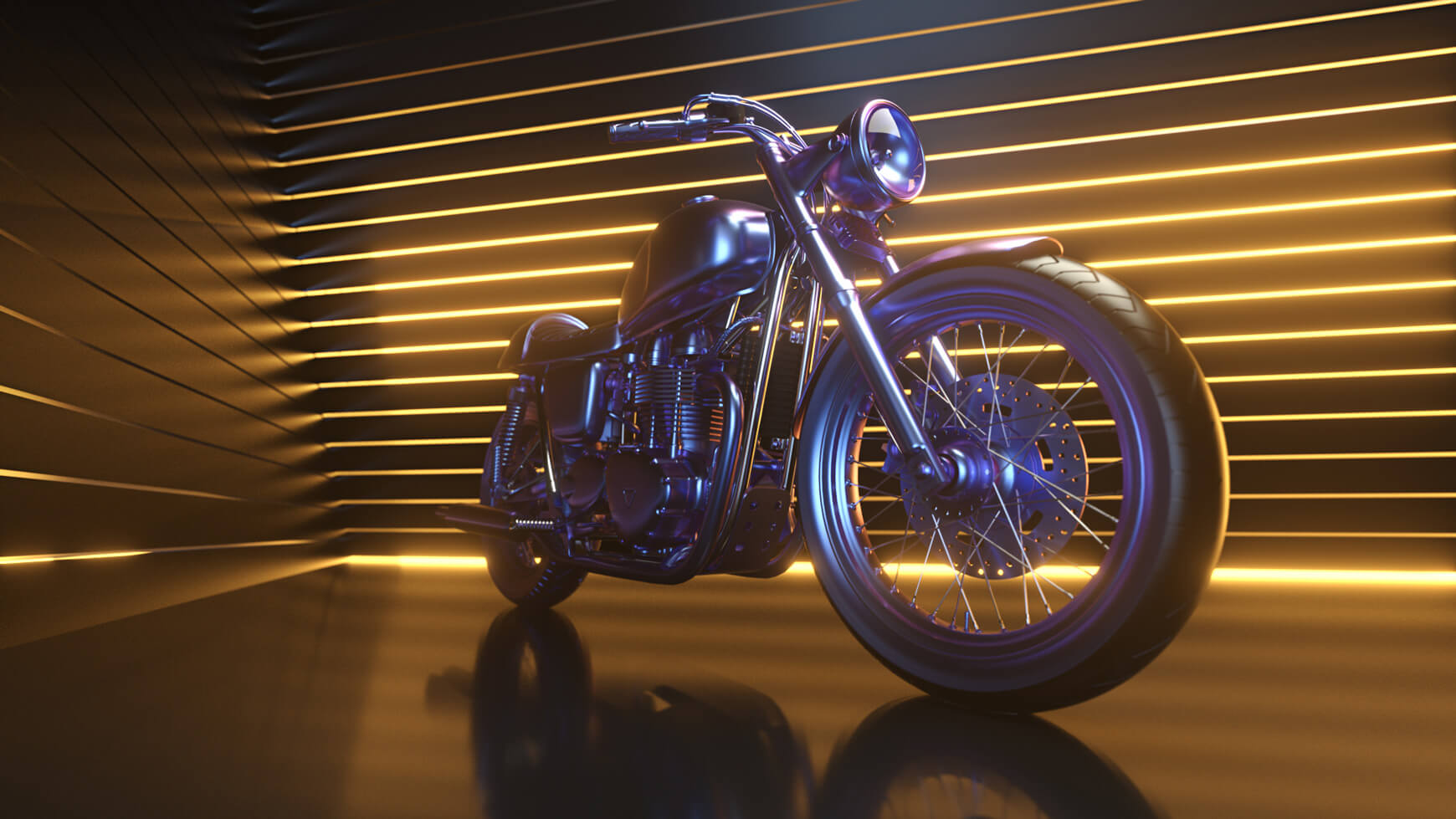 Cinema 4D 3D Model Free Motorcycle Texture Contest